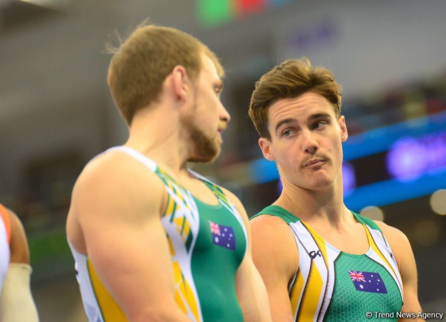 В Баку стартовал первый день соревнований Кубка мира FIG по спортивной гимнастике (ФОТО)