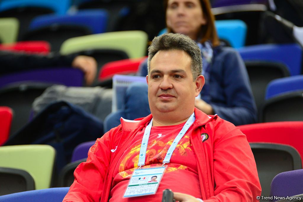 В Баку стартовал первый день соревнований Кубка мира FIG по спортивной гимнастике (ФОТО)