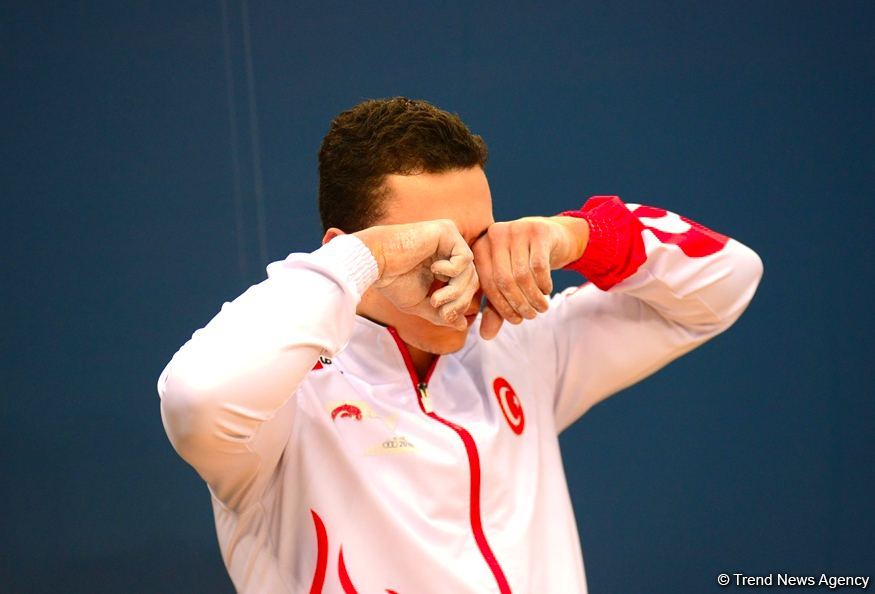 В Баку стартовал первый день соревнований Кубка мира FIG по спортивной гимнастике (ФОТО)