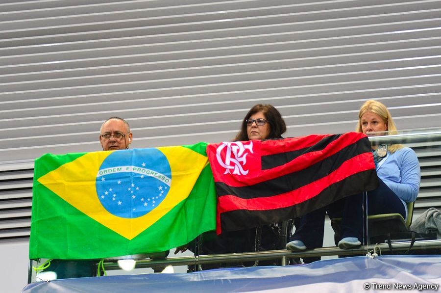 В Баку стартовал первый день соревнований Кубка мира FIG по спортивной гимнастике (ФОТО)