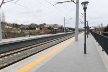 Президент Ильхам Алиев принял участие в открытии после реконструкции участка Пиршаги-Горадил-Новханы-Сумгайыт Абшеронской кольцевой железной дороги (ФОТО/ВИДЕО)