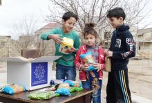 Фонд Гейдара Алиева раздал малообеспеченным семьям подарки по случаю праздника Новруз (ФОТО)