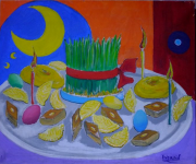 Праздник Новруз в произведениях азербайджанских художников (ФОТО)