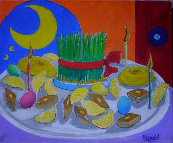 Праздник Новруз в произведениях азербайджанских художников (ФОТО)