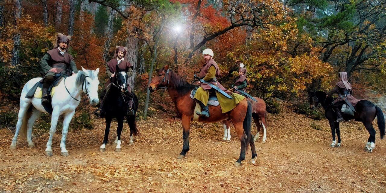 За кулисами сериала "Русский пленник" с участием азербайджанских актеров и каскадеров (ВИДЕО, ФОТО)