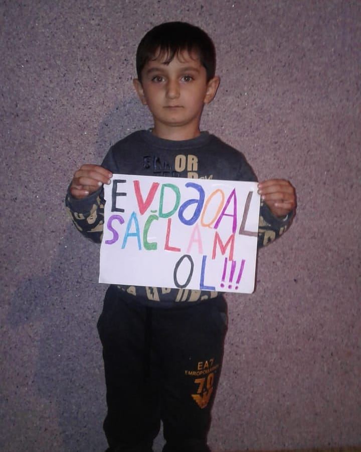 Очень трогательное обращение детей азербайджанских медиков и самых юных граждан (ВИДЕО, ФОТО)