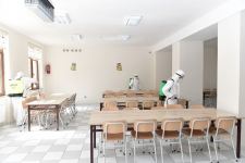 Фонд Гейдара Алиева организовал дезинфекцию ряда предприятий в поддержку работы, проводимой государством в сфере борьбы с коронавирусной инфекцией (ВИДЕО, ФОТО) (версия 2)