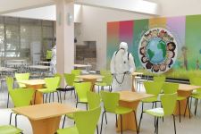 Фонд Гейдара Алиева организовал дезинфекцию ряда предприятий в поддержку работы, проводимой государством в сфере борьбы с коронавирусной инфекцией (ВИДЕО, ФОТО) (версия 2)