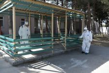Фонд Гейдара Алиева организовал дезинфекцию ряда предприятий в поддержку работы, проводимой государством в сфере борьбы с коронавирусной инфекцией (ВИДЕО, ФОТО) (версия 2)