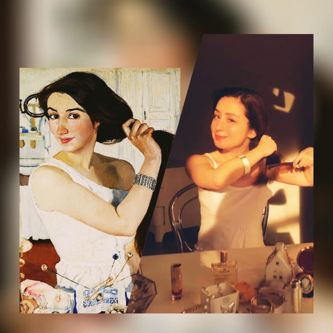 Азербайджанцы перевоплотились в героев произведений мирового искусства (ФОТО)