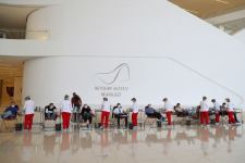 Сотрудники Фонда Гейдара Алиева и Центра Гейдара Алиева приняли участие в акции по сдаче крови (ФОТО)