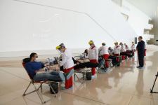 Сотрудники Фонда Гейдара Алиева и Центра Гейдара Алиева приняли участие в акции по сдаче крови (ФОТО)