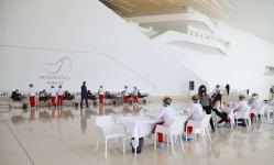 Сотрудники Фонда Гейдара Алиева и Центра Гейдара Алиева приняли участие в акции по сдаче крови (ФОТО)