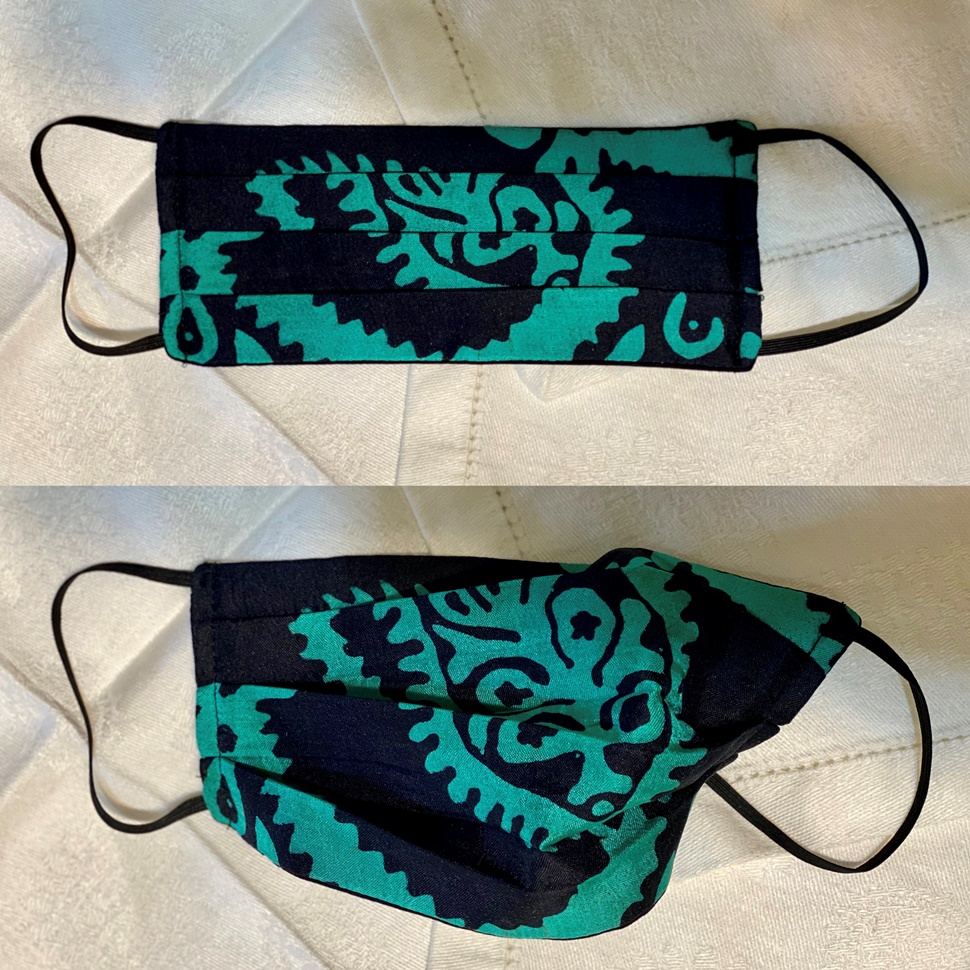 Оставайся дома и твори. Гюльнара Халилова впервые создала красочные маски из кялагаи (ФОТО)