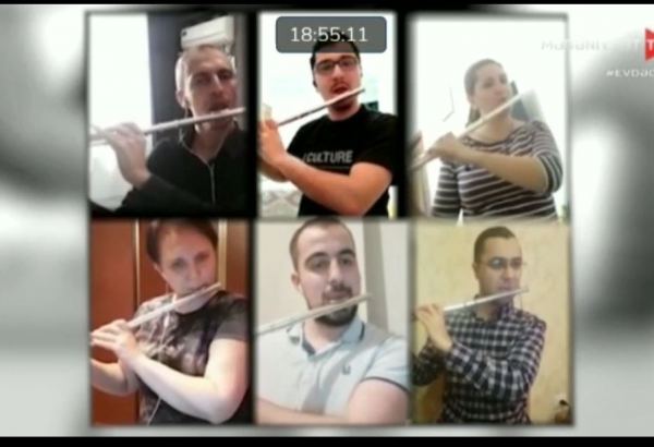 Шесть флейтистов на карантине - "Аразбары" в новом звучании (ВИДЕО)