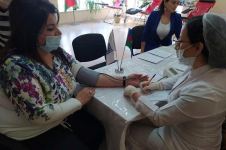 Азербайджанcкие женщины-предприниматели и популярные личности  провели акцию по сдаче крови (ФОТО)