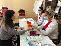 Азербайджанcкие женщины-предприниматели и популярные личности  провели акцию по сдаче крови (ФОТО)