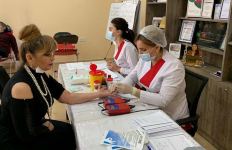 Азербайджанcкие женщины-предприниматели и популярные личности  провели акцию по сдаче крови (ФОТО)