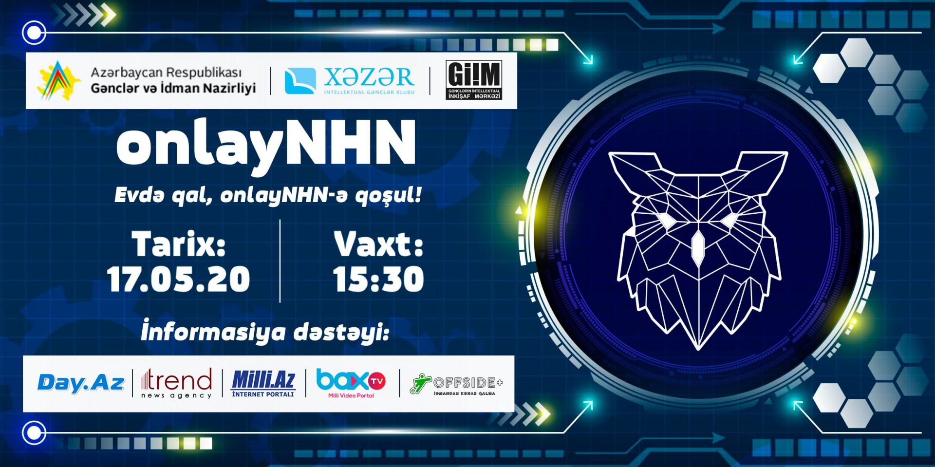 В Азербайджане стартует интеллектуальный проект OnlayNHN