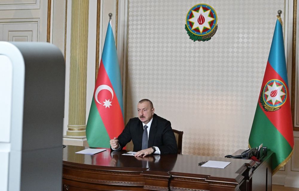 По инициативе компании CISCO состоялась видеоконференция между Президентом Ильхамом Алиевым и руководителями данной компании (ФОТО/ВИДЕО)