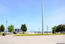 Бакинский бульвар после смягчения карантина (ФОТО)