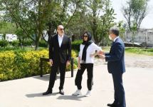 Президент Ильхам Алиев и Первая леди Мехрибан Алиева ознакомились с работами, проводимыми в рамках реконструкции святилища Пирсаат Баба в Шамахе (ФОТО/ВИДЕО)