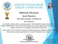 Азербайджанка заняла первое место на международном виртуальном конкурсе танца