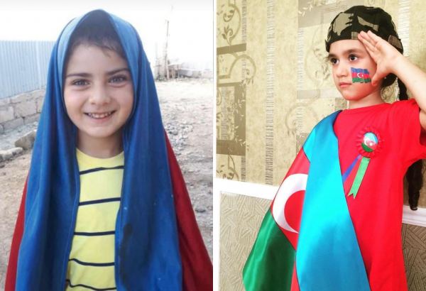 Дети с флагами Азербайджана поздравляют с Днем Республики  (ВИДЕО)