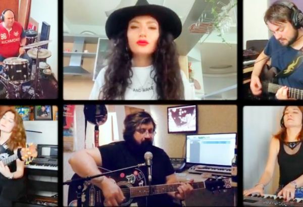 Во время карантина азербайджанская группа воссоединилась и отметила юбилей (ВИДЕО)