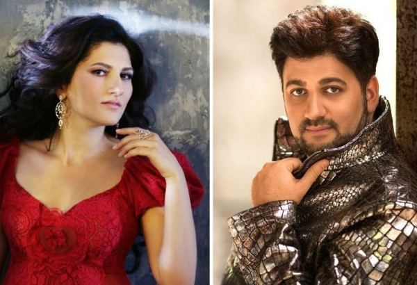 Встреча Юсифа Эйвазова и Динары Алиевой в виртуальном пространстве