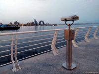 На Бакинском бульваре установлены смотровые бинокли (ФОТО)