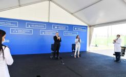 При участии Президента Ильхама Алиева и Первой леди Мехрибан Алиевой состоялось открытие трех больниц модульного типа (ФОТО) (версия 2)