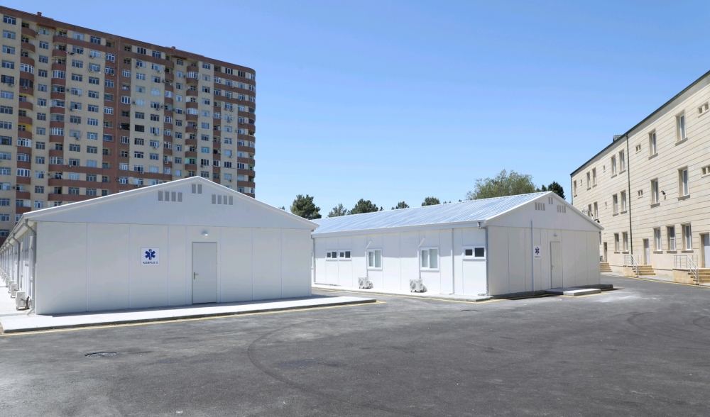 При участии Президента Ильхама Алиева и Первой леди Мехрибан Алиевой состоялось открытие трех больниц модульного типа (ФОТО) (версия 2)