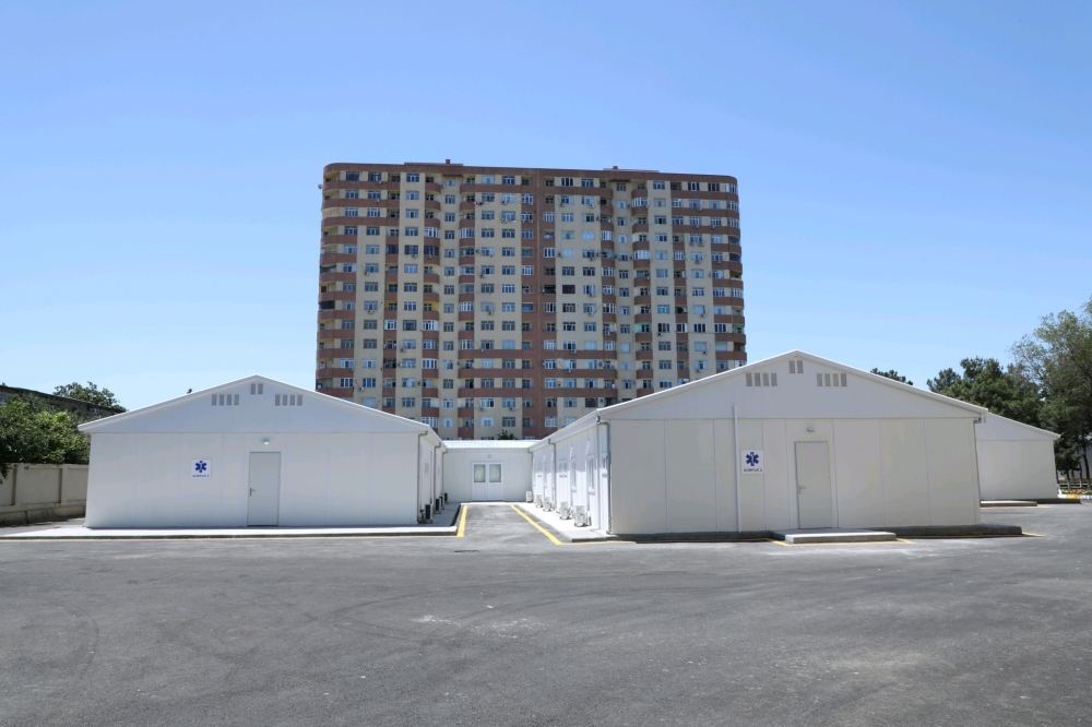 При участии Президента Ильхама Алиева и Первой леди Мехрибан Алиевой состоялось открытие трех больниц модульного типа (ФОТО) (версия 2)