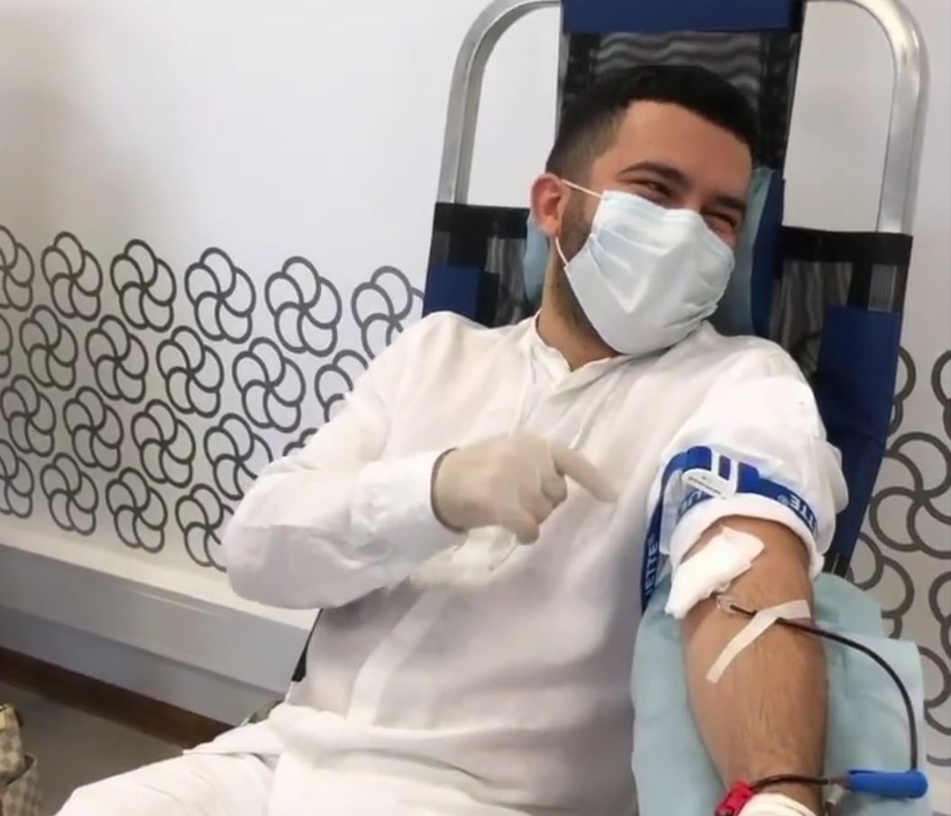 Bahh Tee стал донором крови в России (ФОТО)