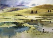 Бакинская акварель российской художницы: C вашими земляками наш север стал ярче - интервью  (ФОТО)