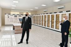 Президент Ильхам Алиев принял участие в открытии в Хатаинском районе Баку подстанции «Ахмедли» ОАО «Азерэнержи»