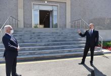 Президент Ильхам Алиев принял участие в открытии в Хатаинском районе Баку подстанции «Ахмедли» ОАО «Азерэнержи»
