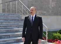 Президент Ильхам Алиев принял участие в открытии в Хатаинском районе Баку подстанции «Ахмедли» ОАО «Азерэнержи»