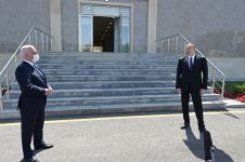 Президент Ильхам Алиев принял участие в открытии в Хатаинском районе Баку подстанции «Ахмедли» ОАО «Азерэнержи»