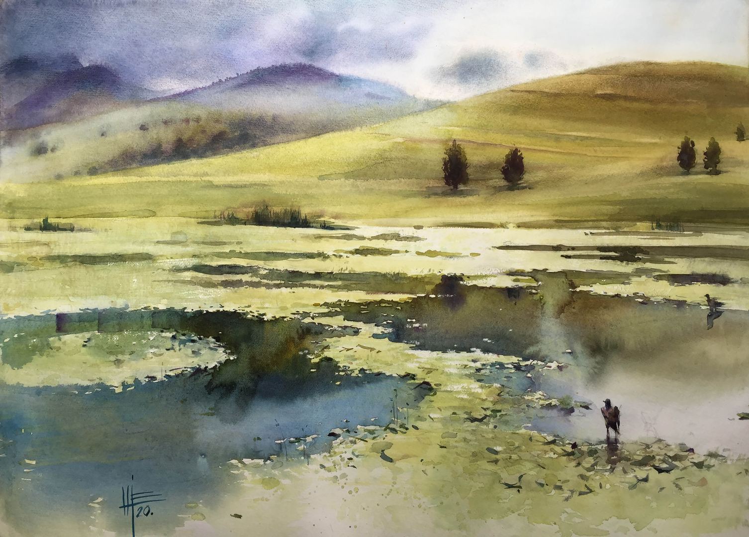 Бакинская акварель российской художницы: C вашими земляками наш север стал ярче - интервью  (ФОТО)