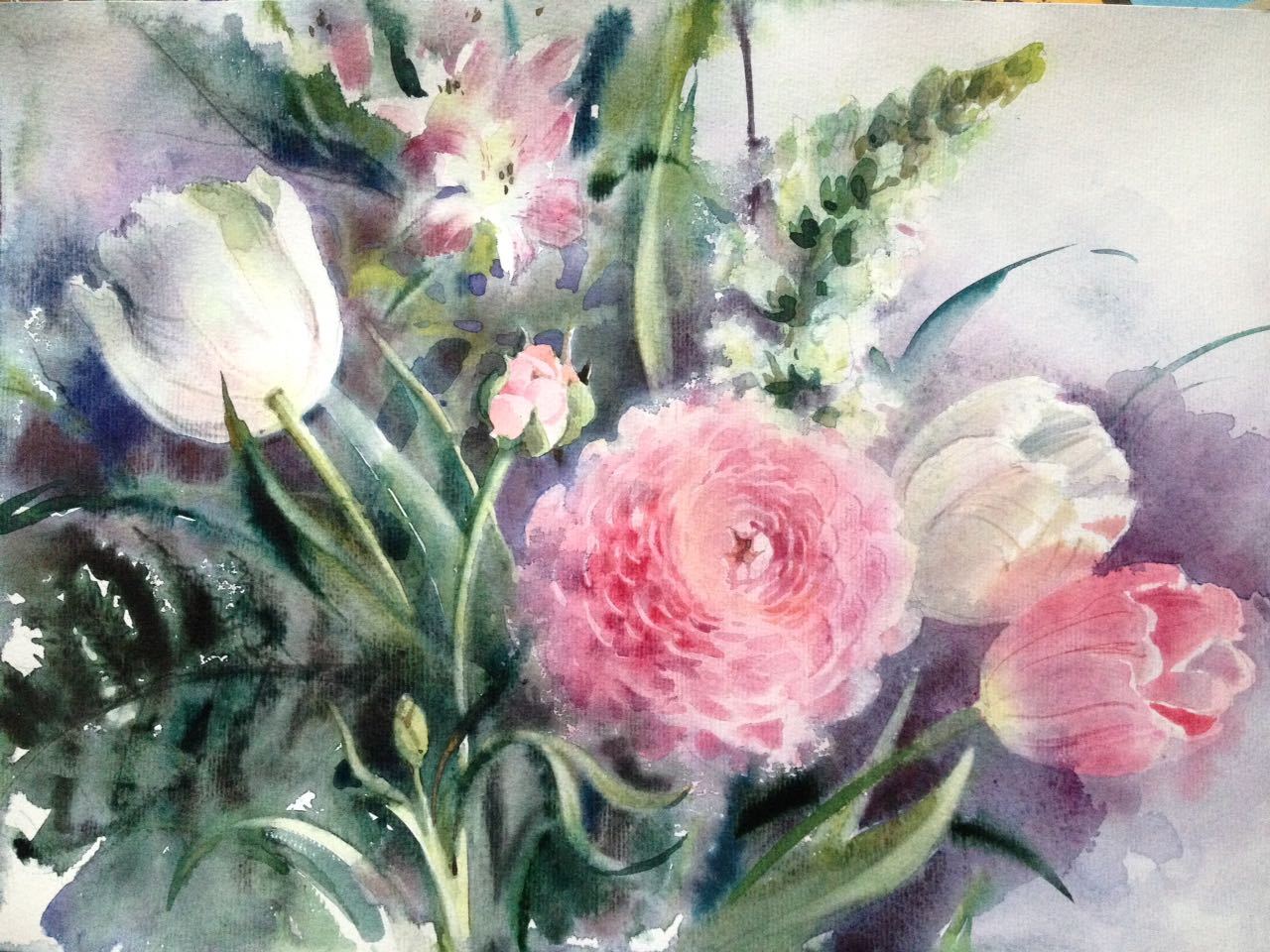 Бакинская акварель российской художницы: C вашими земляками наш север стал ярче - интервью  (ФОТО)