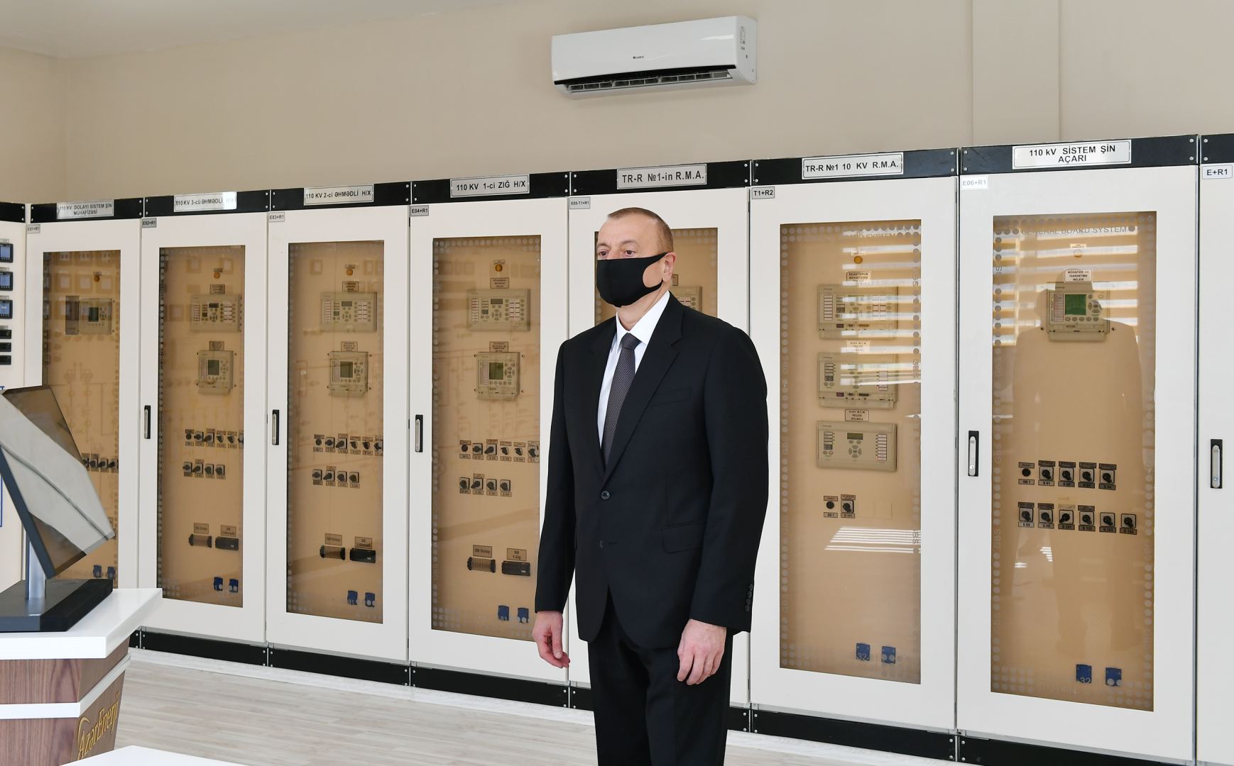 Президент Ильхам Алиев принял участие в открытии в Хатаинском районе Баку подстанции «Ахмедли» ОАО «Азерэнержи»