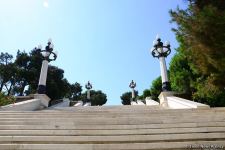 Нагорный парк Баку - взгляд на Каспий, бульвар и столицу  (ФОТО)