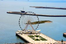 Нагорный парк Баку - взгляд на Каспий, бульвар и столицу  (ФОТО)