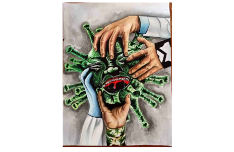 Мы благодарны! Выставка о самоотверженности врачей и полицейских в Азербайджане  (ВИДЕО)