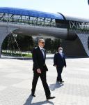 Президент Ильхам Алиев принял участие в открытии надземного пешеходного перехода на улице Неаполя в Баку (ФОТО/ВИДЕО)