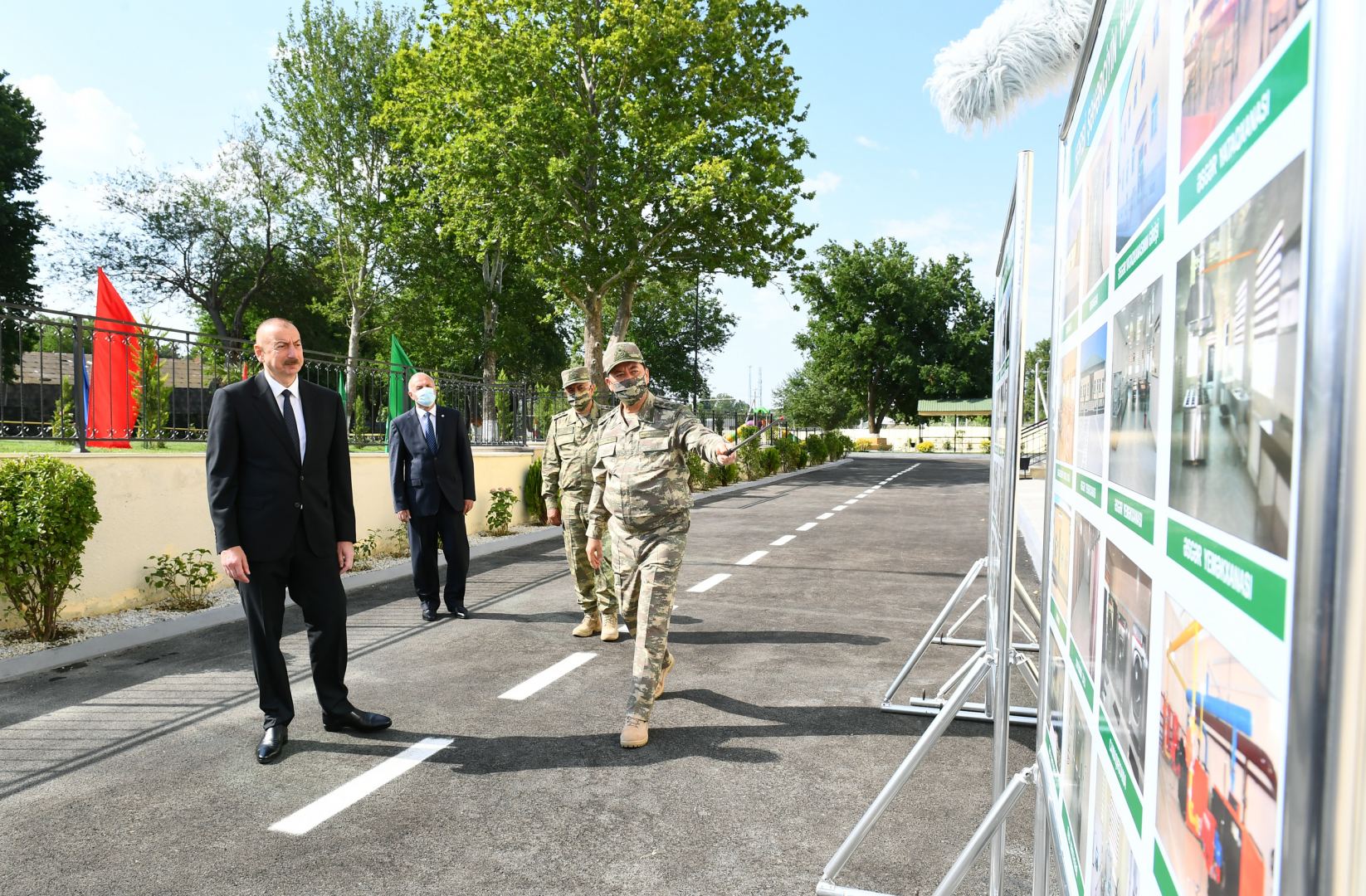 Президент Ильхам Алиев принял участие в открытии Н-ской воинской части министерства обороны (ФОТО/ВИДЕО)
