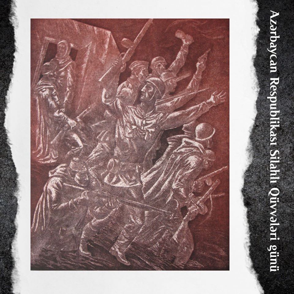 Мужество азербайджанских солдат глазами известных художников (ФОТО)