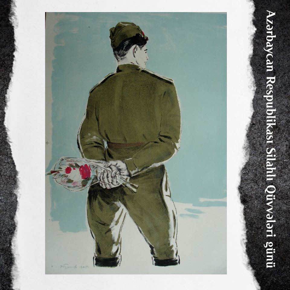 Мужество азербайджанских солдат глазами известных художников (ФОТО)